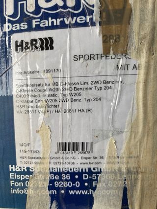Molle H&R 28811 HA (R) Made in Germany