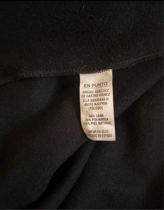 Capa El Corte Inglés con pelo natural