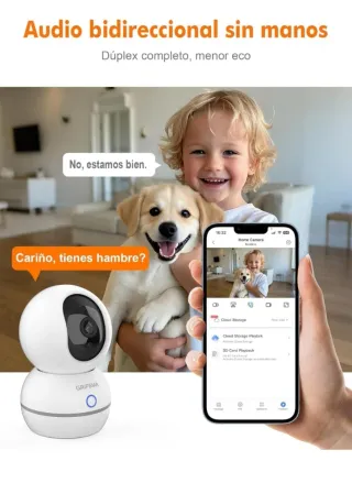 Cámara Interior GRIFEMA Pan & Tilt WiFi. NUEVA!!!