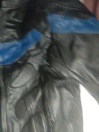 Chaqueta Motera Alta Velocidad Negra y Azul