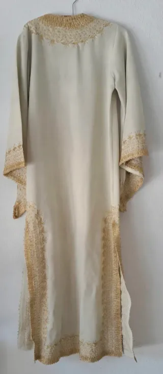 Kaftan Vintage Beige y Dorado