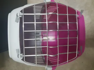 Transportín para perro.