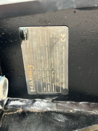 Martillo Hidráulico Haner HX 400A NUEVO
