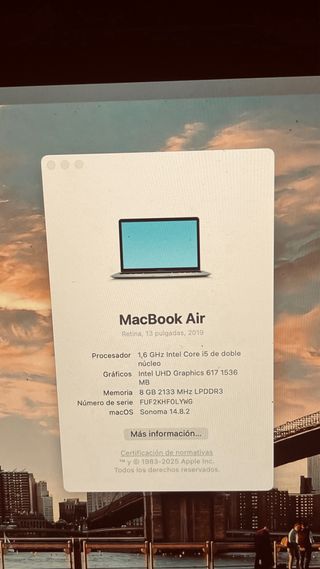 MacBook Air 13” 2019 Gris Espacial