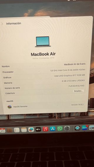 MacBook Air 13” 2019 Gris Espacial