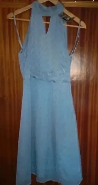 Vestido de cóctel azul