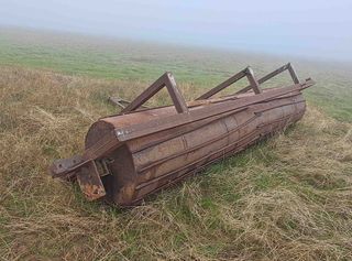 Rulo agrícola mecanico de 4,45 m x 80 cms.