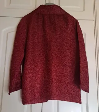 Blusa Adolfo Dominguez Talla M Roja