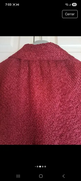 Blusa Adolfo Dominguez Talla M Roja