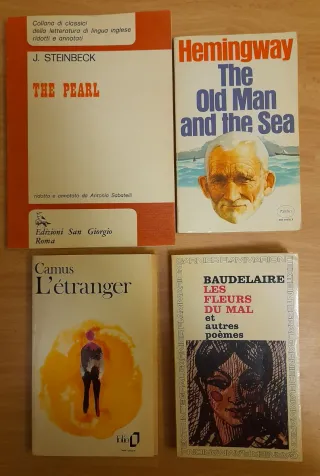 Libri classici letteratura in inglese e francese