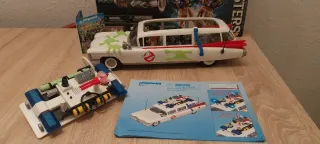 Playmobil,cazafantasmas,lote,cajas,coche Ecto-1