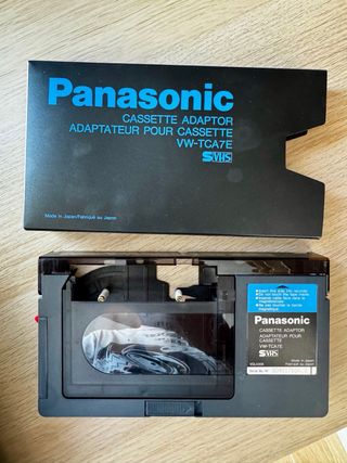 Videocámara Panasonic VHS Negra