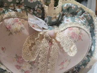Cuscino Cuore Shabby Chic Fatto a Mano