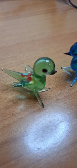 Murano Uccellini in vetro colorati