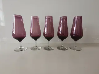 Copas vintage cristal color