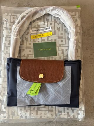 Longchamp Le Pliage Taglia L Blu