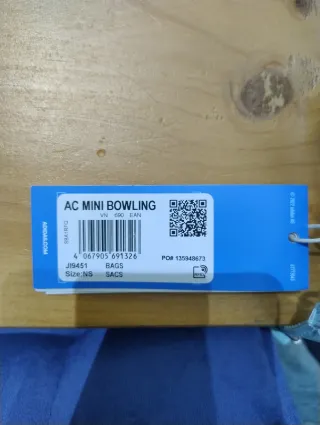 Bolso Adidas Mini Bowling Azul Celeste