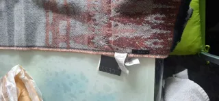 Bufanda Manta Beige y Naranja