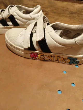 Scarpe Liu Jo bambina bianche velcro