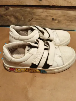 Scarpe Liu Jo bambina bianche velcro