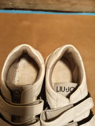 Scarpe Liu Jo bambina bianche velcro