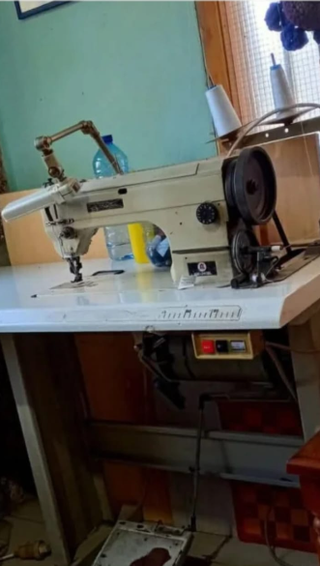 Máquina coser industrial doble arrastre