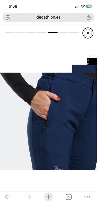 Pantalón esquí mujer 34 KILPI sin estrenar