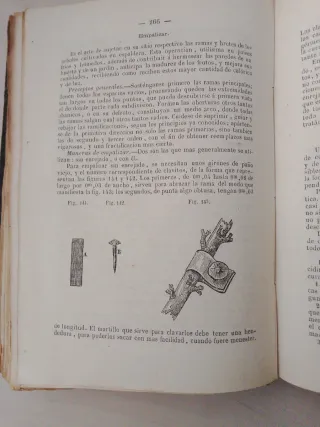 Arboricultura - libro antiguo -  año 1864