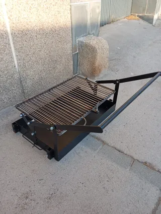 Barbacoa Parrilla Giratoria Resistente