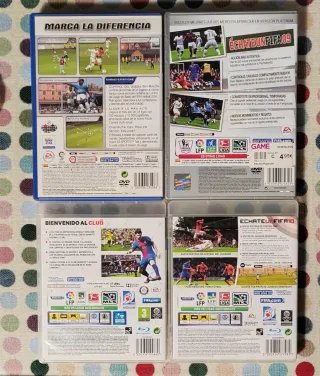 🇪🇸 Lote di videogiochi FIFA PS2, PS3, PS4