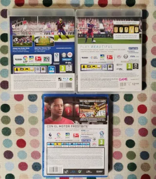 🇪🇸 Lote di videogiochi FIFA PS2, PS3, PS4