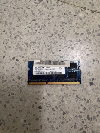 Memoria RAM Elpida 4GB PC3-10600S-9-10-F2