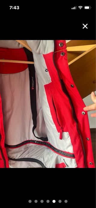 Giubbotto da neve/sci taglia 16. Pantaloni opzionali