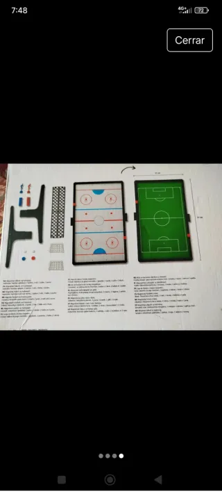 Juego de Hockey y football magnético