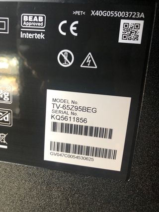 Televisor Panasonic 65 Z95B - Panel Roto