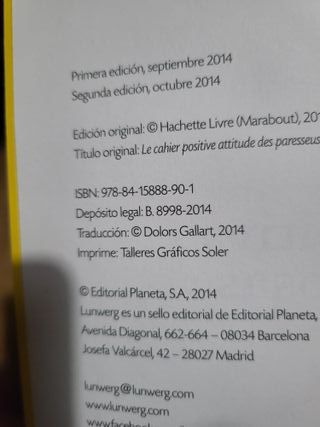 Actitud positiva para perezosas