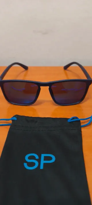 Gafas de sol SunPlanet efecto espejo azul