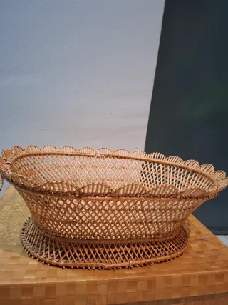 Cesto de mimbre multiusos