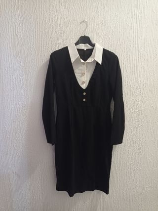 Abito elegante nero e bianco