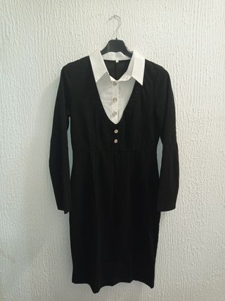 Abito elegante nero e bianco