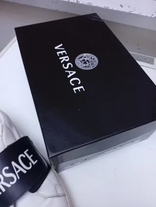 Scarpe Versace Bianche e Nere Tg 38