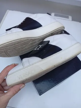 Scarpe Versace Bianche e Nere Tg 38