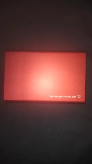 Disco SSD Samsung T7 Portátil Rojo