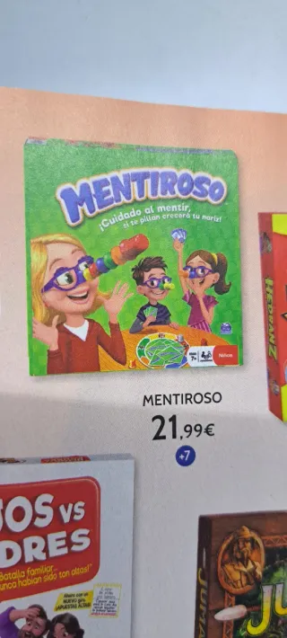 Juego Mentirosos - ¡Cuidado al mentir!