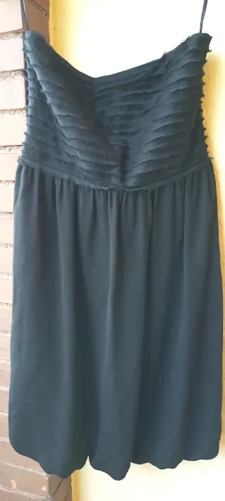 Vestido Zara Negro Talla S