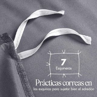 1 Funda de Edredon y 1 funda de Almohada cama 90