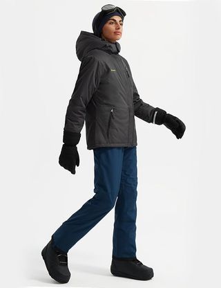 Chaqueta de esquí de montaña GEMYSE para mujer, impermeable, cortaviento