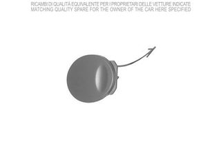 Tapa Gancho Remolque Paragolpes Trasero Imprimado para Opel VECTRA C 2005