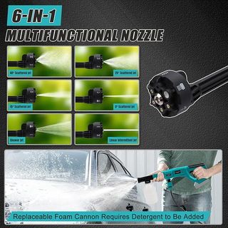 Hidrolimpiadora portátil a batería panthem para Makita de 18 V (sin batería)