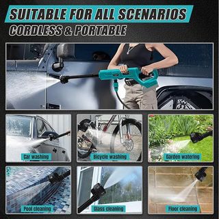 Hidrolimpiadora portátil a batería panthem para Makita de 18 V (sin batería)